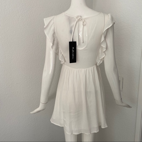 For love & lemons white ruffle dress - Picture 7 of 10